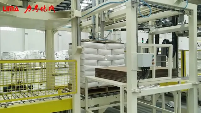 Автоматический паллетоупаковщик для компании в Хубэйе