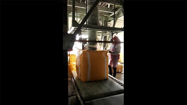 Китай Автоматическая машина для взвешивания мешков с сыпучими продуктами для кальцинированной соды (800 кг/мешок)- Хаохуа, Шаньдун,Китай