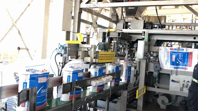 Автоматическая машина для упаковки комплексных удобрений (1000 уп/ч)- Mexico